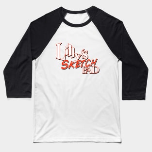 Lilly's Sketch Pad Logo Baseball T-Shirt